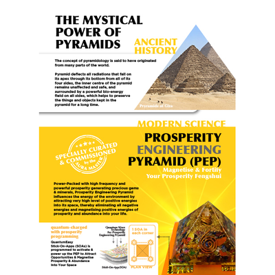 Prosperity Engineering Pyramid (PEP) 
Model L (Covers Up to 3,000 square feet)