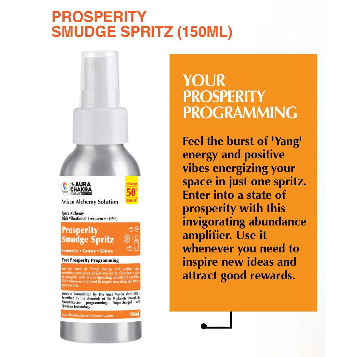 Prosperity Smudge Spritz (150ml)